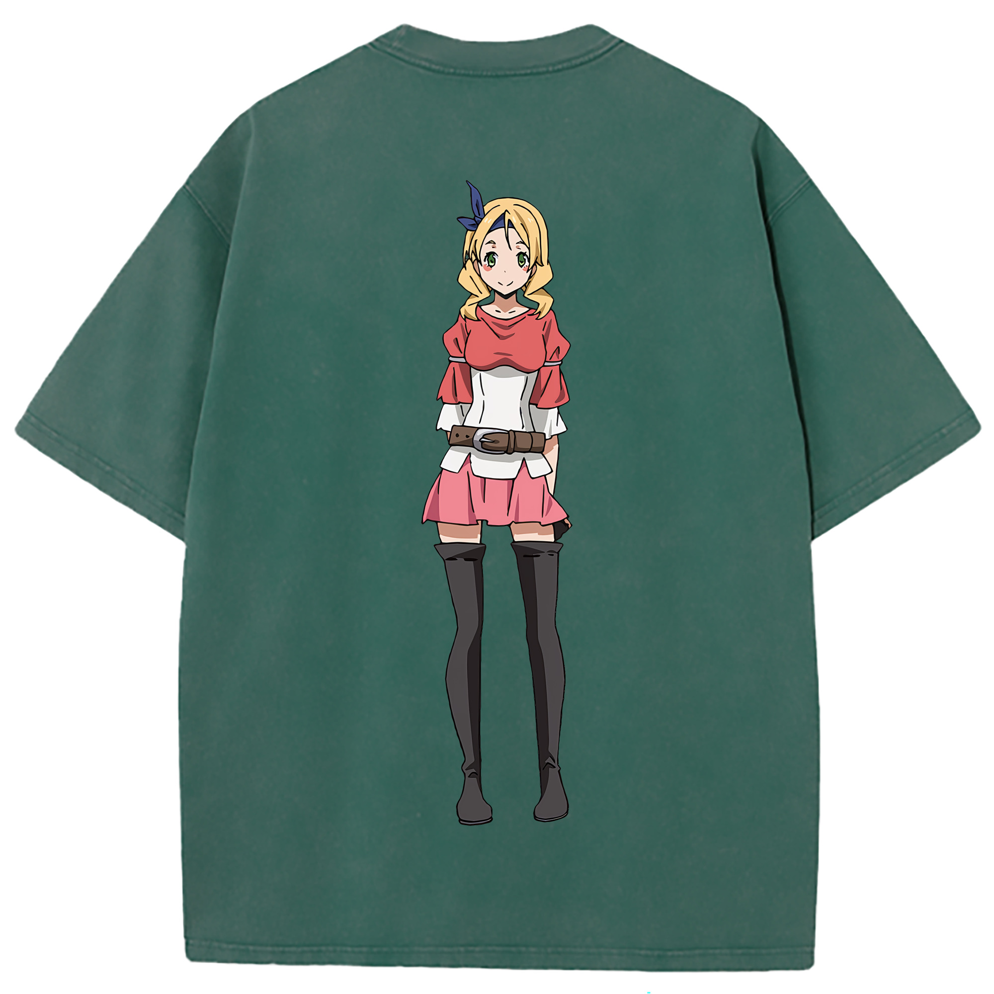 （画像用） 転スラ Regarding Reincarnated to Slime 綿100% ヴィンテージ風 半袖Tシャツ（背面プリント）